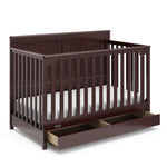 Graco® Hadley 5-in-1 Convertible Crib with Drawer.