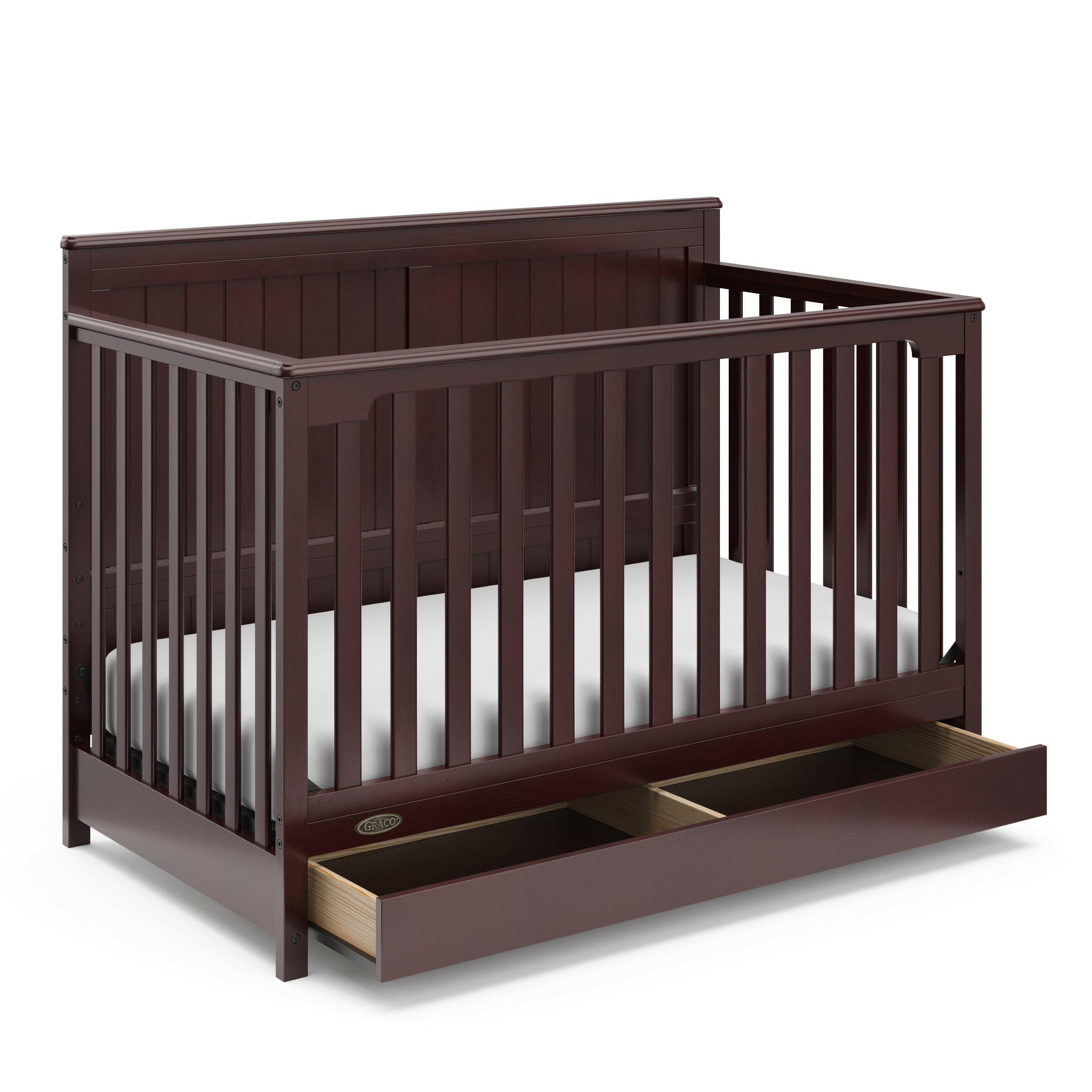 Graco® Hadley 5-in-1 Convertible Crib with Drawer.