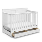 Graco® Hadley 5-in-1 Convertible Crib with Drawer.