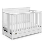 Graco® Hadley 5-in-1 Convertible Crib with Drawer.
