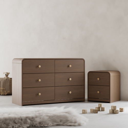 The 6 Drawer Dresser: Ultimate Storage for your Nursery or Kids' Room.