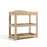 Customizable driftwood changing table angle view