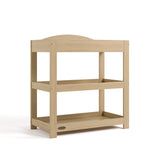 Customizable driftwood changing table angle view