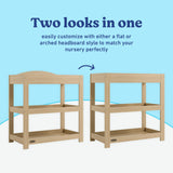 Graco driftwood customizable changing table customizable callout