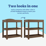 Graco hazelnut customizable changing table customizable callout