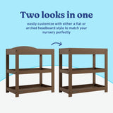 Graco hazelnut customizable changing table customizable callout