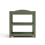 Customizable olive changing table front view