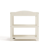 Customizable frosted oat changing table front view