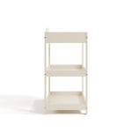 Customizable frosted oat changing table side view
