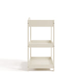 Customizable frosted oat changing table side view