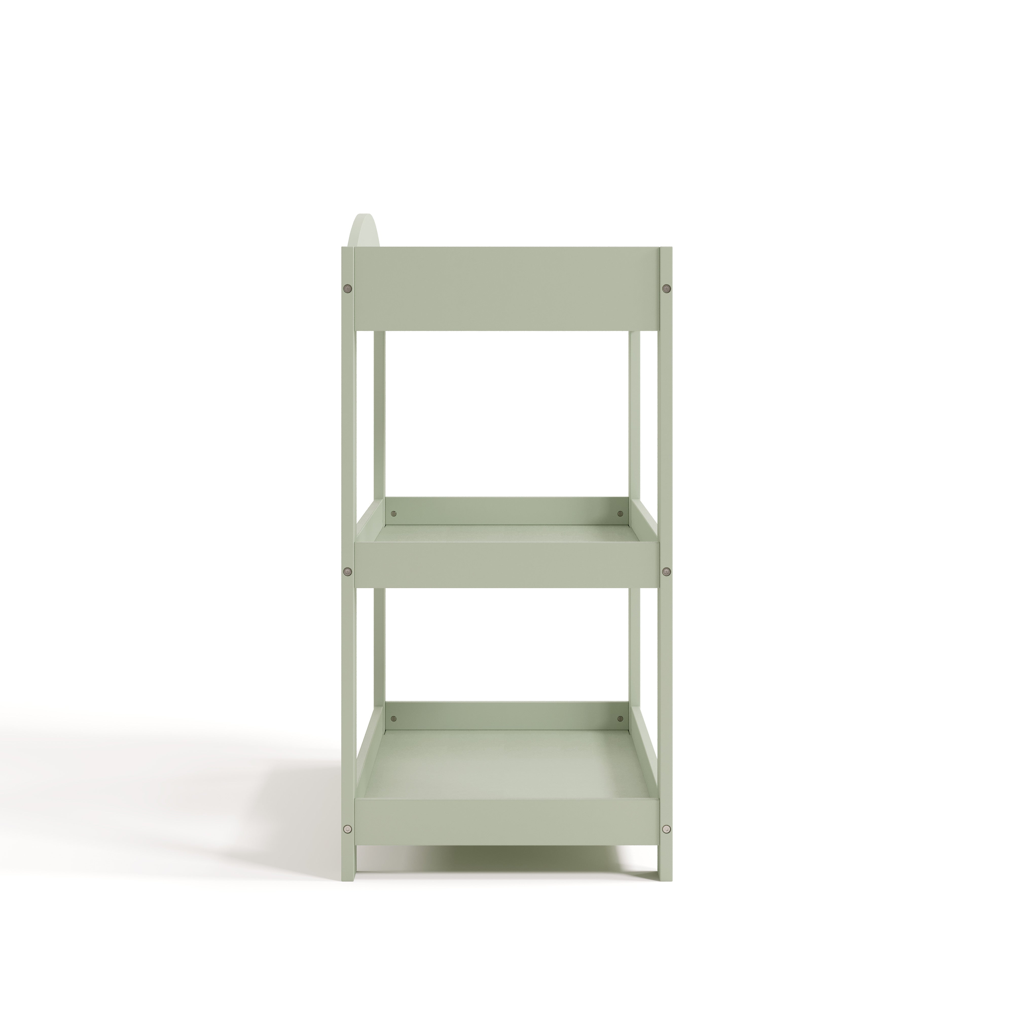 Customizable sage changing table side view