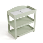 Customizable sage changing table top view