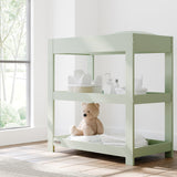 Customizable sage changing table in nursery
