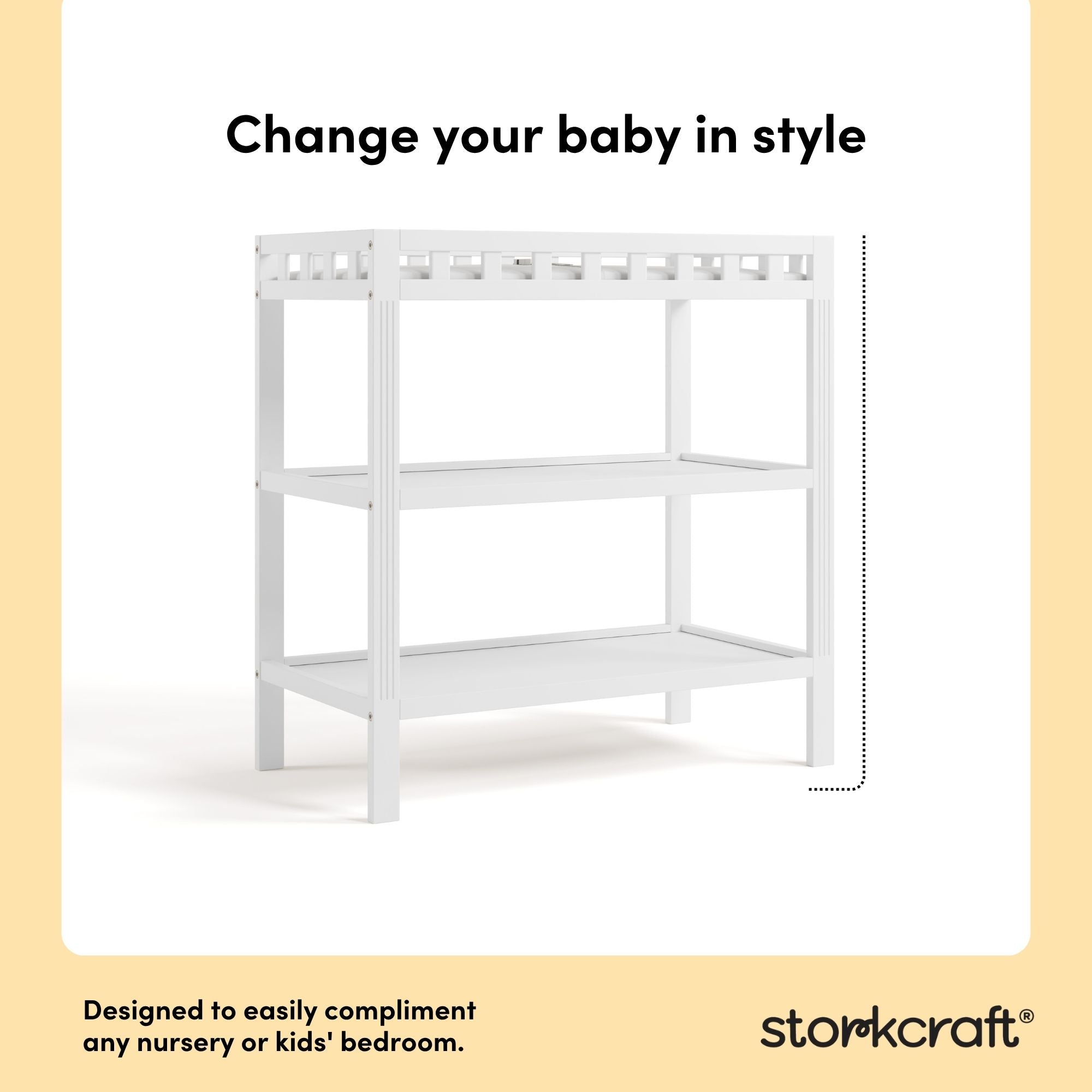 morningside white changing table style callout