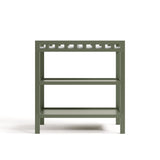 Morningside olive changing table front view
