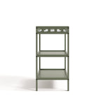 Morningside olive changing table side view