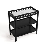 Morningside black changing table top view