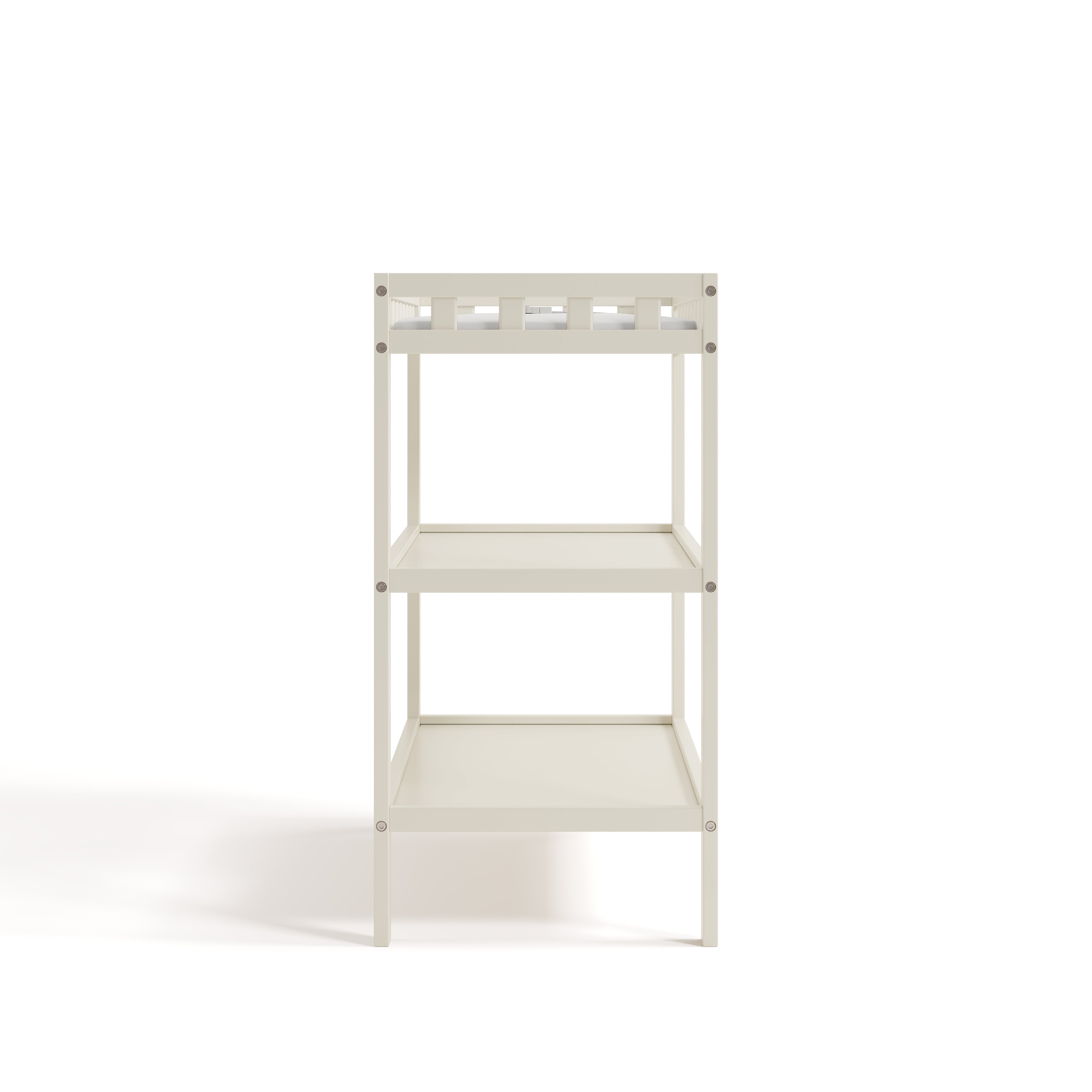 Morningside frosted oat changing table side view