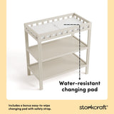 Morningside frosted oat changing table changing pad callout