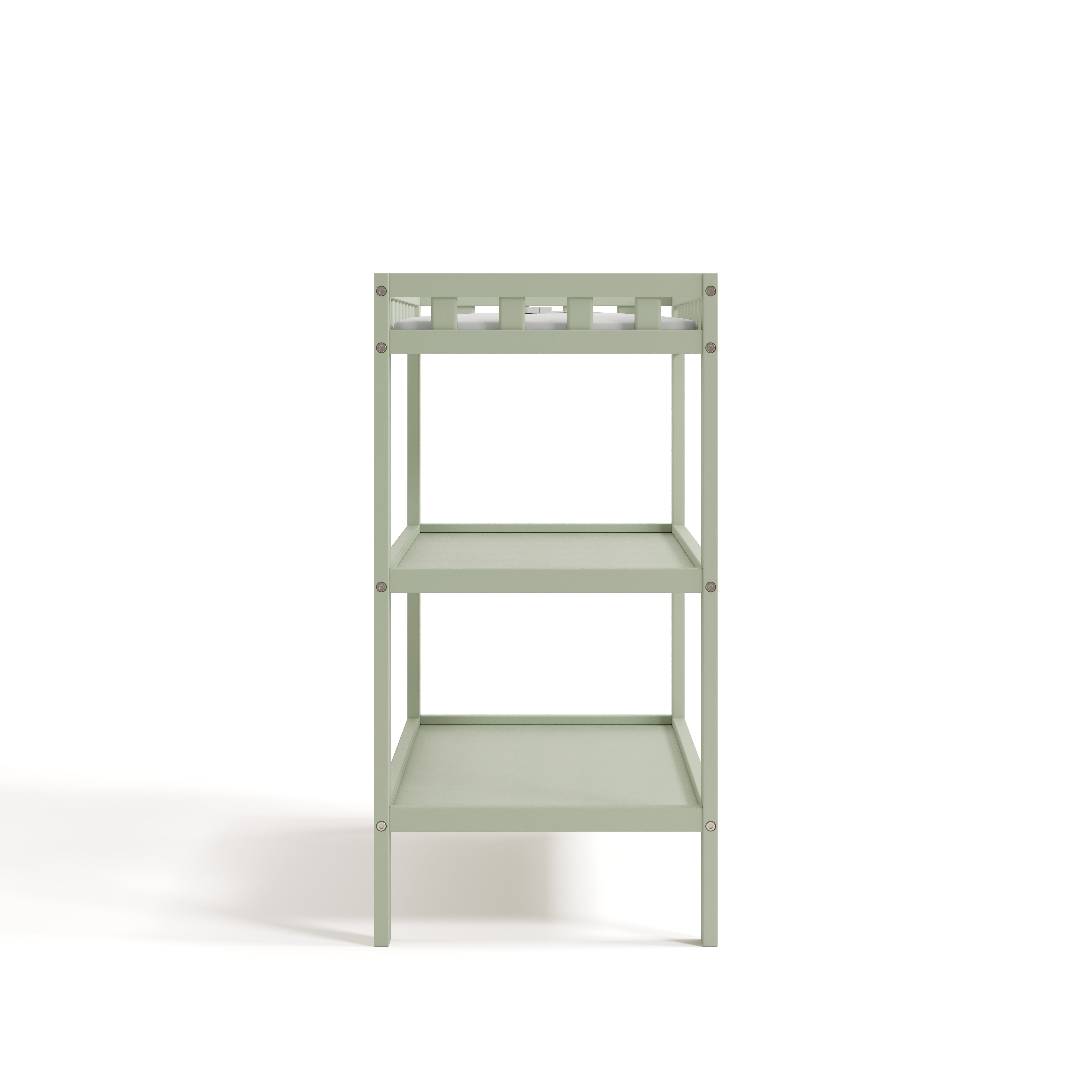 Morningside sage changing table side view