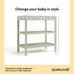 Morningside sage changing table style callout