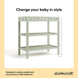 Morningside sage changing table style callout