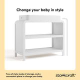 Santos white changing table style callout