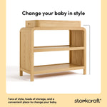 Santos natural changing table style callout