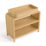 Top view of Santos natural changing table
