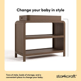 Santos hazelnut changing table style callout