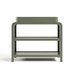 Front view of Santos olive changing table