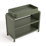 Top view of Santos olive changing table
