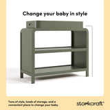 Santos olive changing table style callout