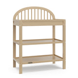 Olivia driftwood changing table angle view