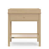 Driftwood Graco storage changing table front view