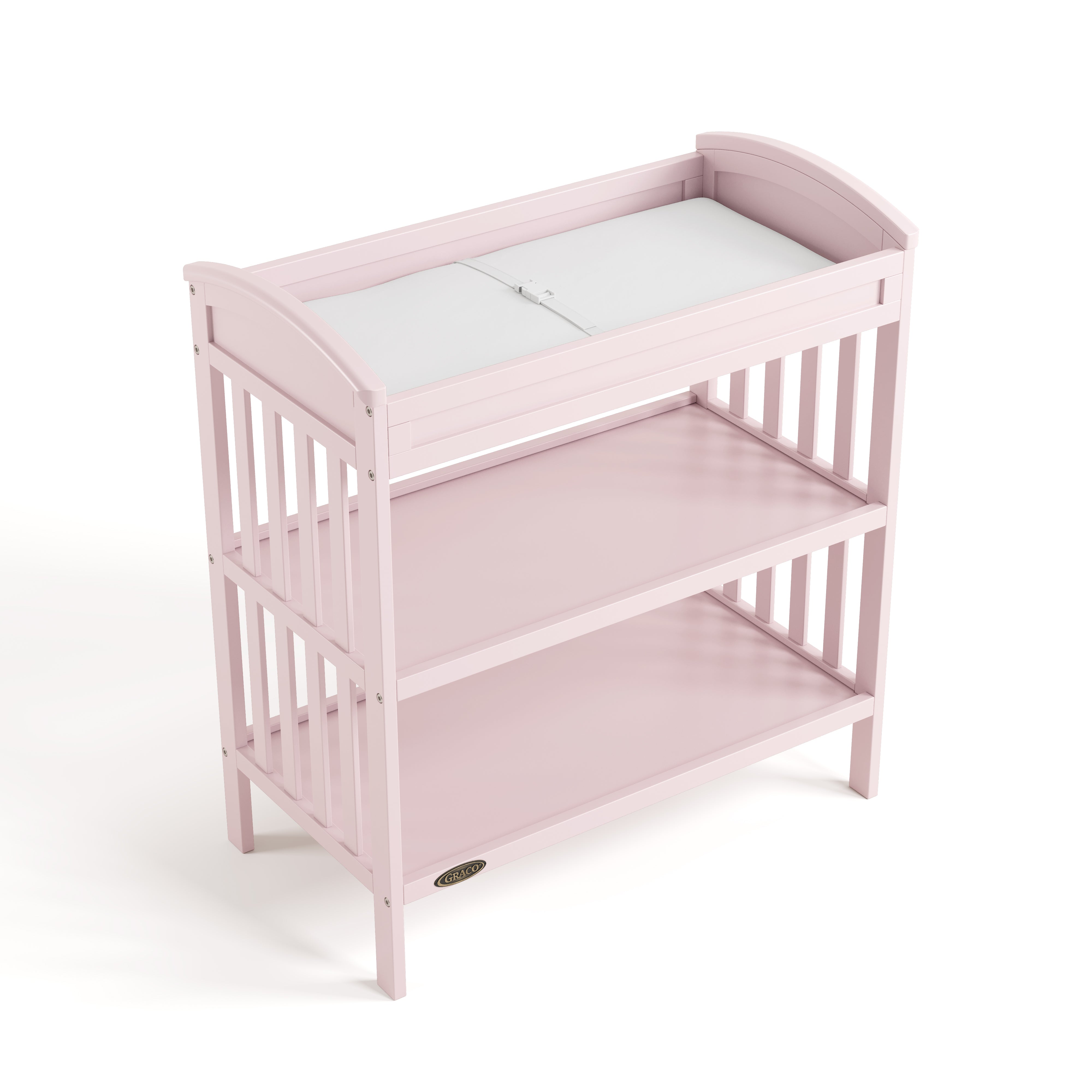 Benton blush changing table top view