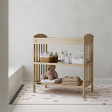 Benton driftwood changing table in a nursery