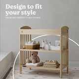 Benton driftwood changing table style callout