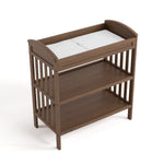 Benton hazelnut changing table top view