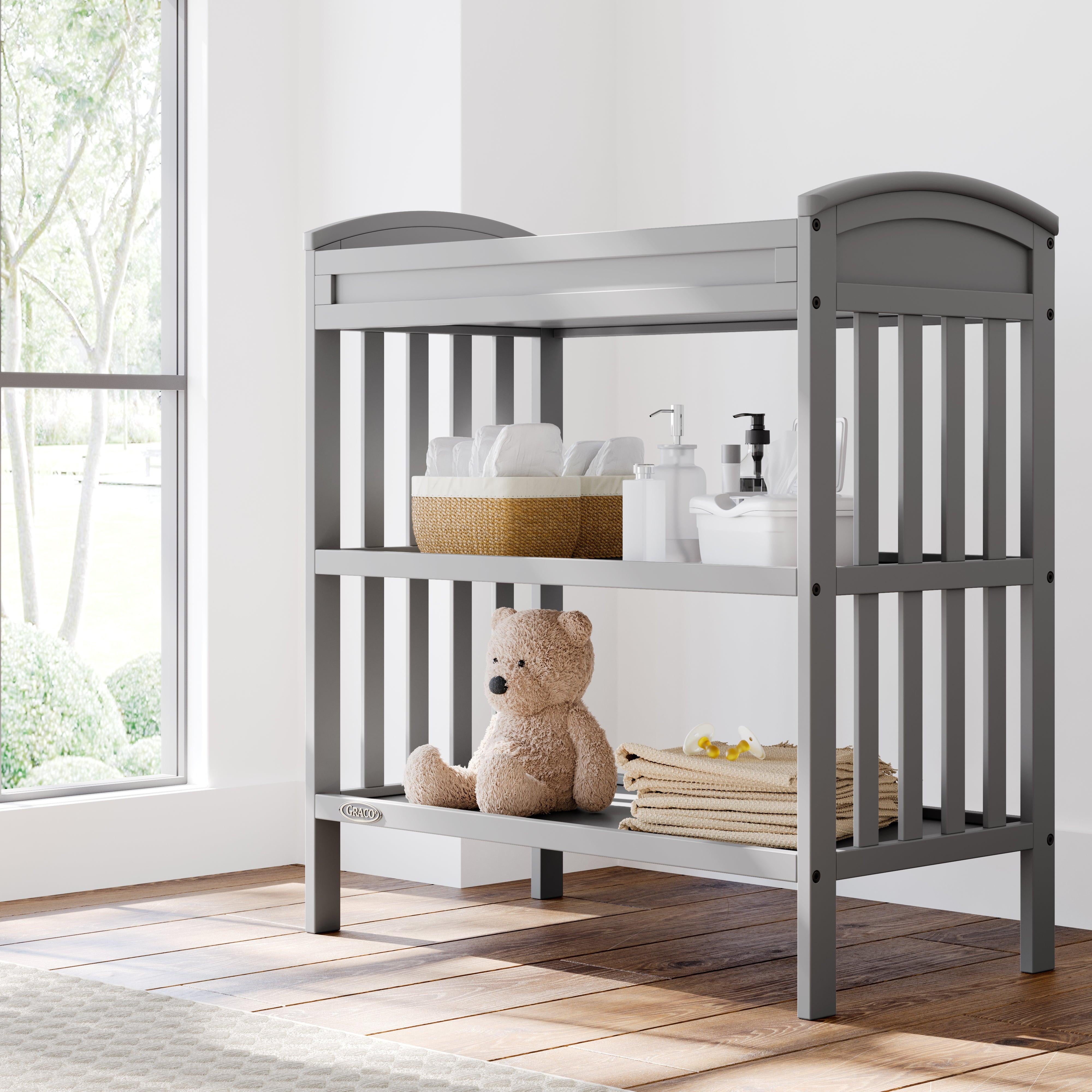 graco benton dresser pebble grey Amazon.com : Graco Benton 4 Drawer Dresser (Pebble Gray) Easy New Assembly Process, Universal Design, Kids Bedroom Dresser Organizer, Nursery Chest, Coordinates with Any Nursery or Children's Bedroom : Baby