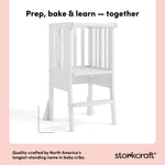 toddler white step stool style callout