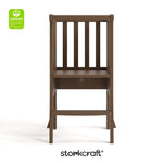 toddler hazelnut step stool with GGG logo on top left