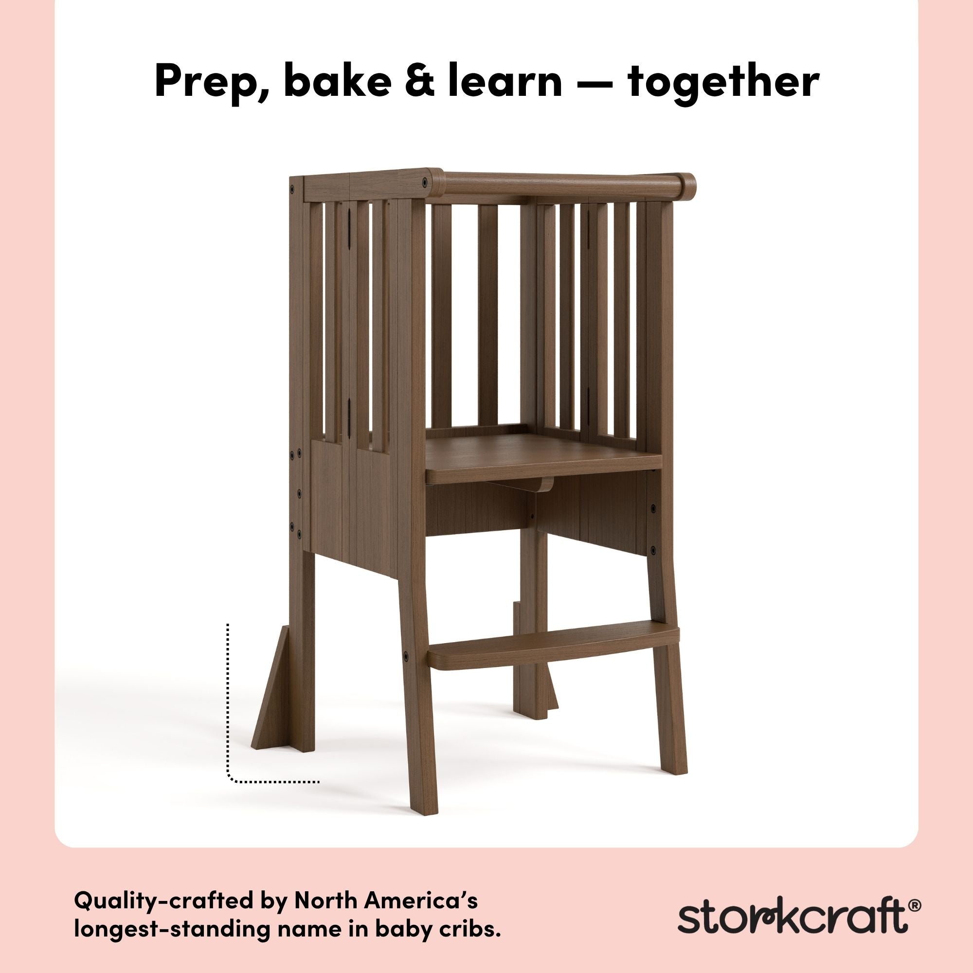 toddler hazelnut step stool style callout