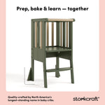 toddler olive with driftwood step stool style callout