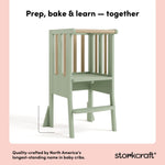 toddler sage with driftwood step stool style callout