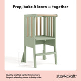 toddler sage with driftwood step stool style callout