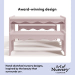 Casablanca blush table and bench set style callout