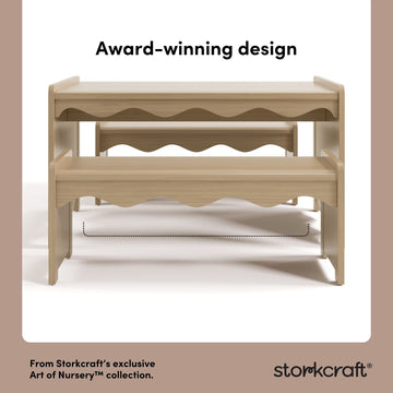 Storkcraft® Casablanca™ Deluxe Montessori Indoor Kids Table and Bench Set