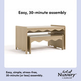Casablanca driftwood table and bench set easy assembly callout