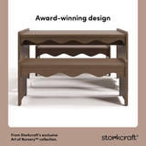 Casablanca hazelnut bench and table set style callout